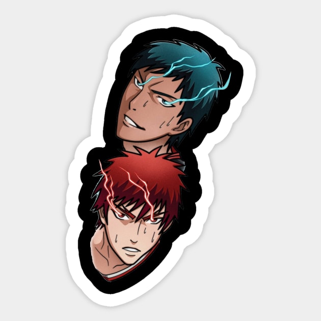 kuroko Sticker by Stephanie Francoeur Art